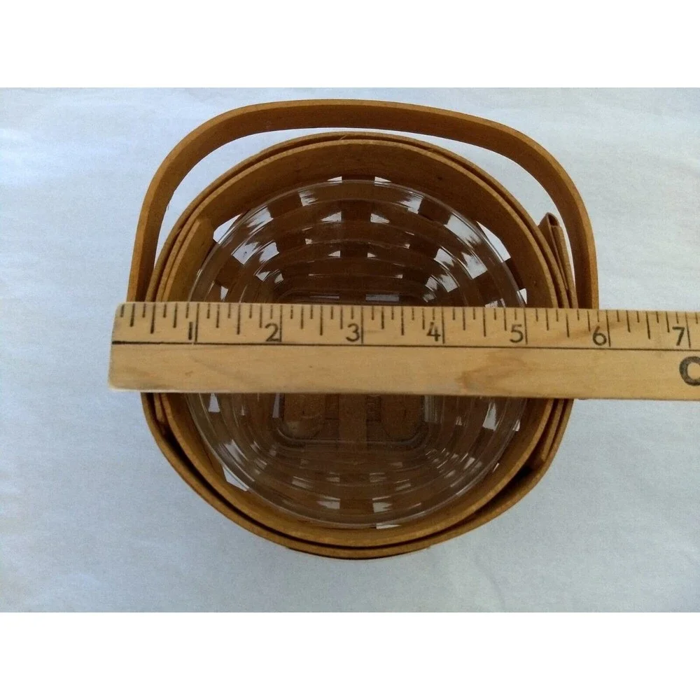 LONGABERGER‎ Swing Handle 2005 Dresden Basket with Protective Liner SIGNED